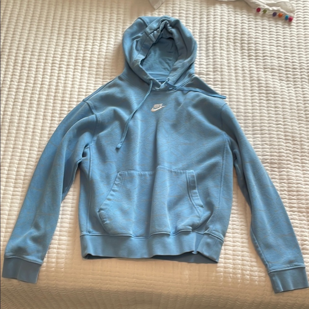 Nike Sky Blue Pullover Hoodie